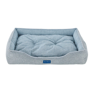 Arlo® Medium  Blue Plaid Dog Bed