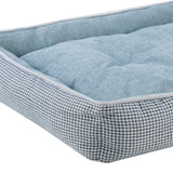 Arlo® Medium  Blue Plaid Dog Bed