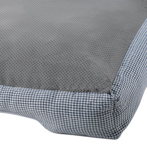 Arlo® Medium  Blue Plaid Dog Bed