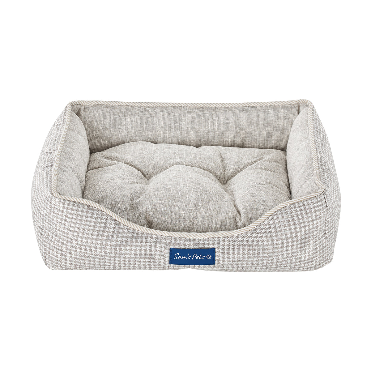 Arlo® Extra Small Brown Plaid Dog Bed