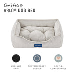 Arlo® Extra Small Brown Plaid Dog Bed