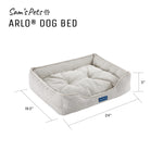 Arlo® Small Brown Plaid Dog Bed