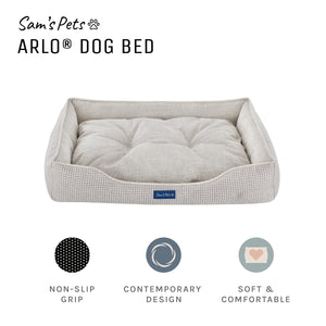 Arlo® Medium  Brown  Plaid Dog Bed