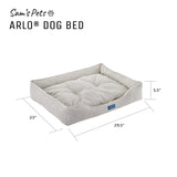 Arlo® Medium  Brown  Plaid Dog Bed