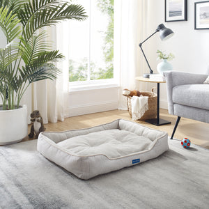 Arlo® Large Brown  Plaid Dog Bed