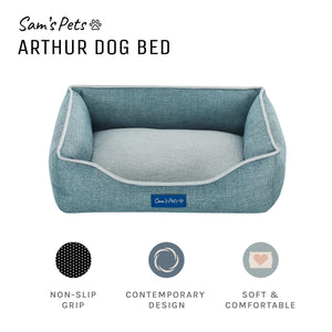 Arthur Extra Small Teal Dog Bed