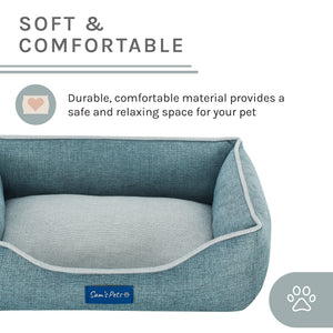Arthur Extra Small Teal Dog Bed