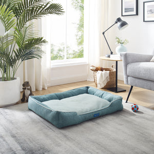Arthur Large Teal Dog Bed