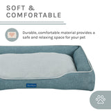 Arthur Large Teal Dog Bed