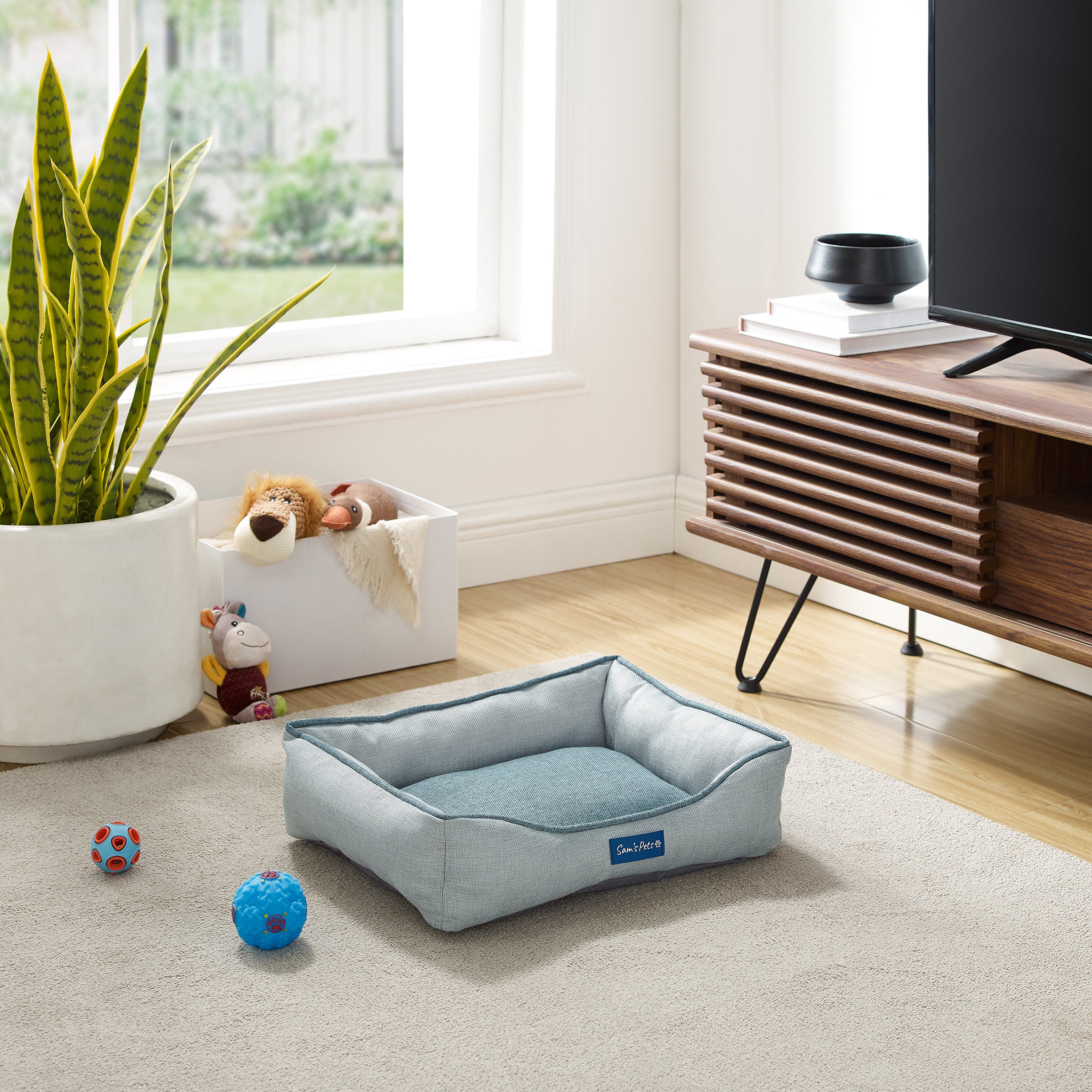 Arthur Extra Small Gray Dog Bed