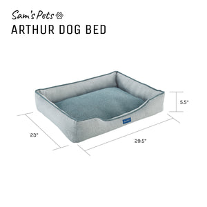 Arthur Medium Gray Dog Bed