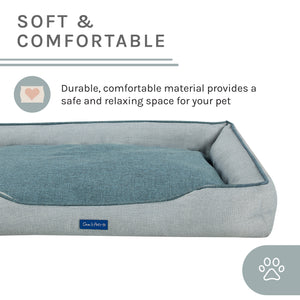 Arthur Large Gray Dog Bed