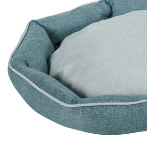 Arthur Small Teal Hexagon Dog Bed
