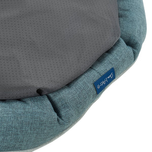 Arthur Medium Teal Hexagon Dog Bed