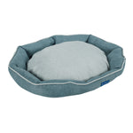 Arthur Large Teal Hexagon Dog Bed