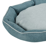 Arthur Large Teal Hexagon Dog Bed