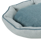 Arthur Medium Gray Hexagon Dog Bed