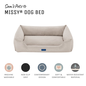 Missy® Medium Beige Rectangular Dog Bed