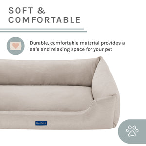 Missy® Medium Beige Rectangular Dog Bed