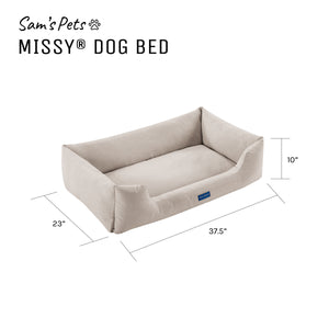 Missy® Medium Beige Rectangular Dog Bed