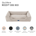 Missy® Large Beige Rectangular Dog Bed