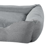 Missy®  Large Gray Rectangular Dog Bed