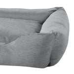 Missy® Extra Large Gray Rectangular Dog Bed