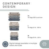 Missy® Extra Large Gray Rectangular Dog Bed