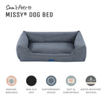 Missy®  Medium Navy Blue Rectangular Dog Bed