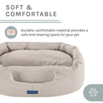 Missy®  Small Beige Round Dog Bed