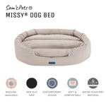 Missy® Medium Beige  Round Dog Bed