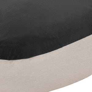 Missy® Large Beige Round Dog Bed