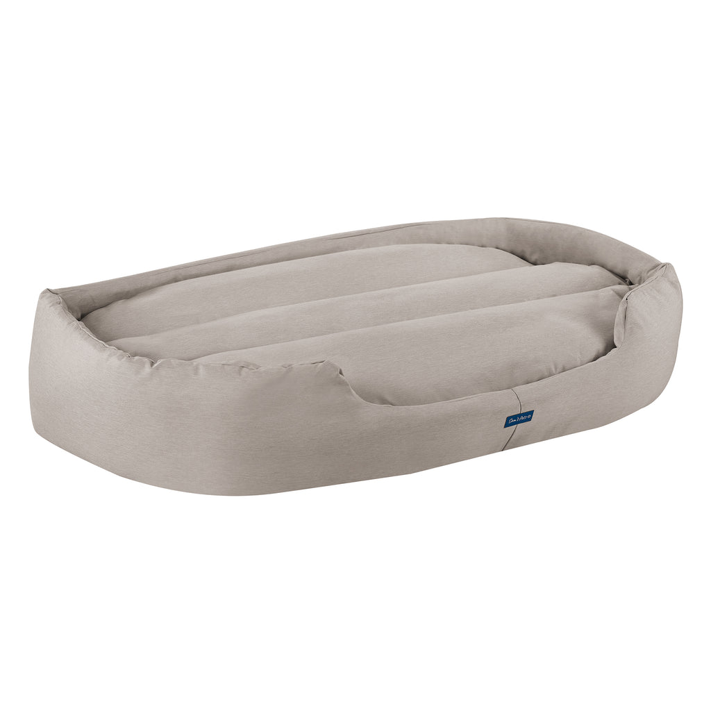 Sam's Pets Missy Round Dog Bed - Beige - Small