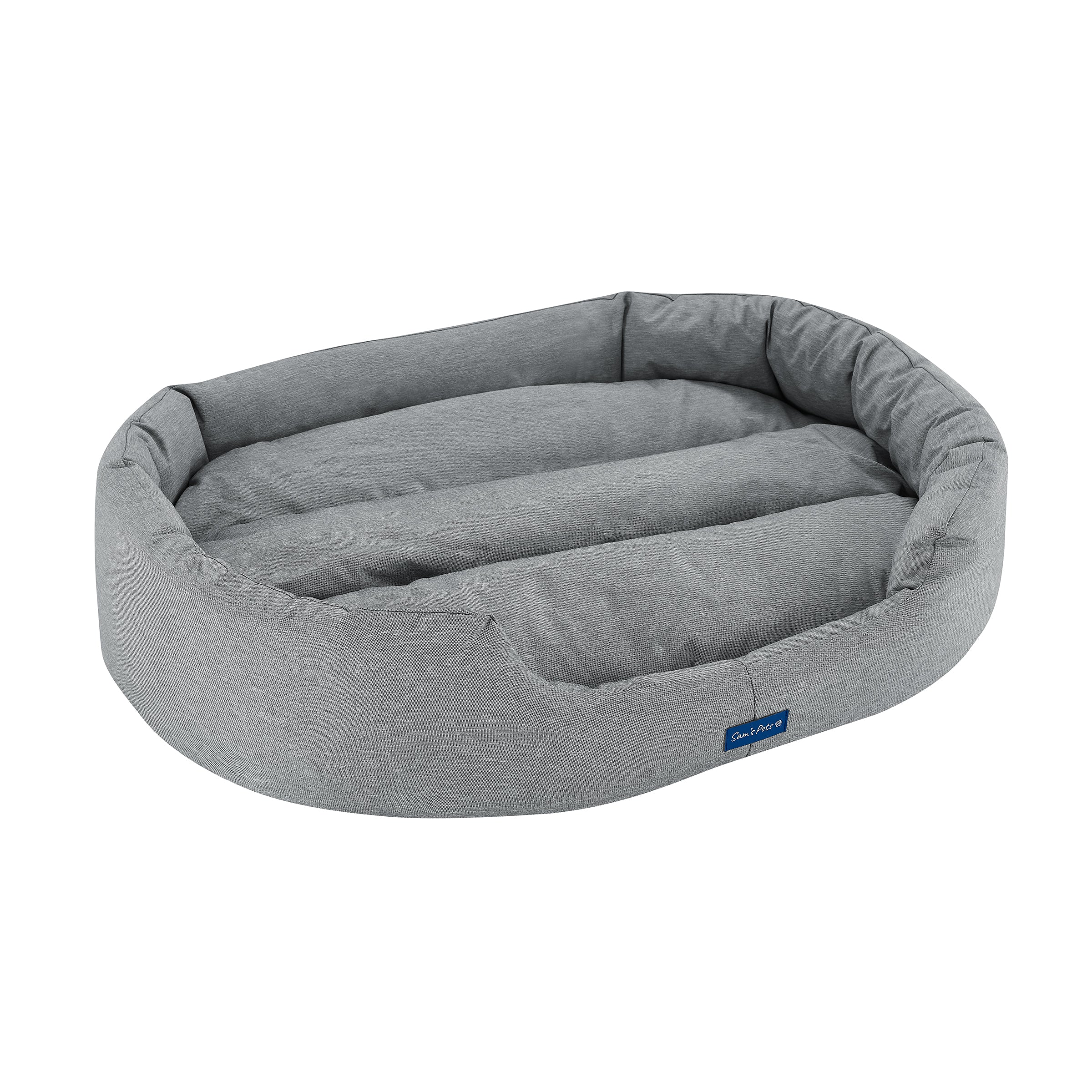 Missy® Medium Gray Round Dog Bed