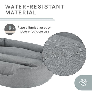 Missy® Medium Gray Round Dog Bed