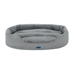 Missy® Large Gray Round Dog Bed