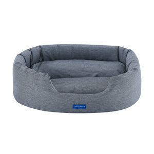 Missy® Small Navy Blue Round Dog Bed