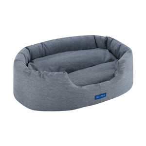 Missy® Small Navy Blue Round Dog Bed