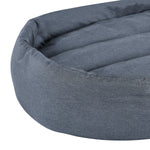 Missy® Small Navy Blue Round Dog Bed