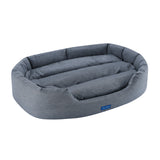 Missy® Medium Navy Blue Round Dog Bed