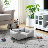 Ellie Small Gray Dog Bed