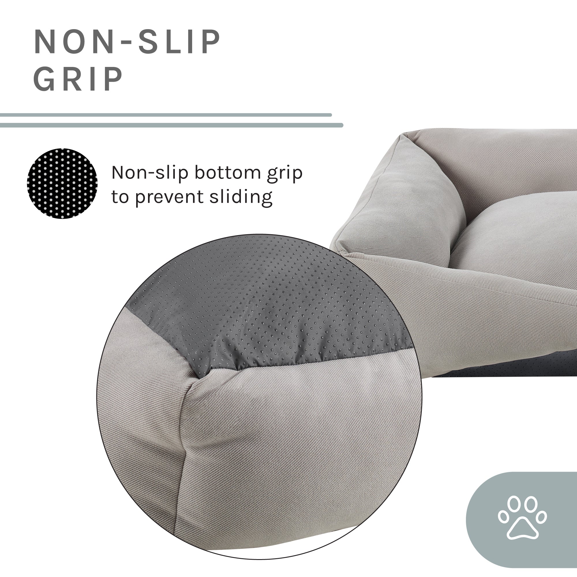 Ellie Medium Gray Dog Bed