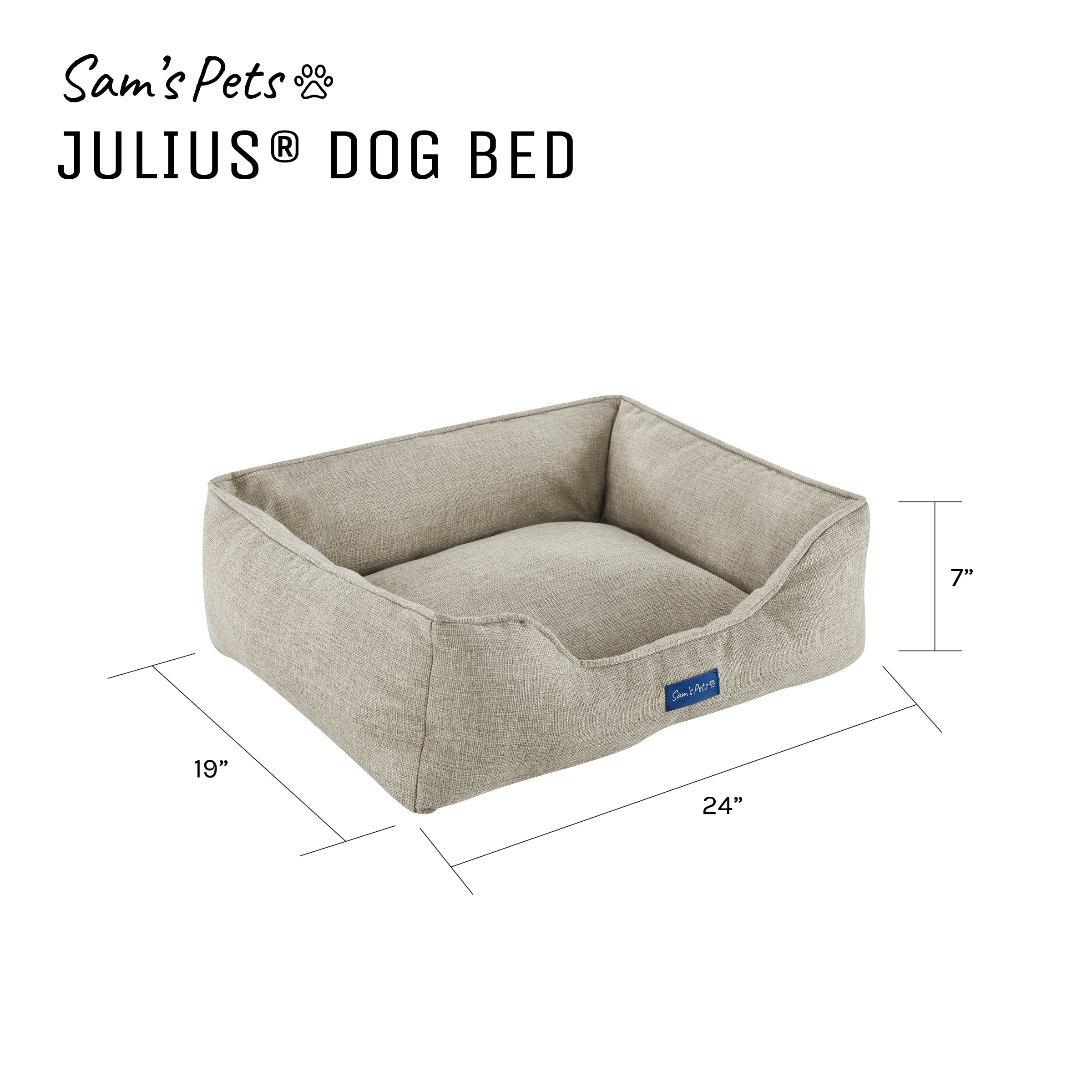 Julius® Small Brown  Dog Bed