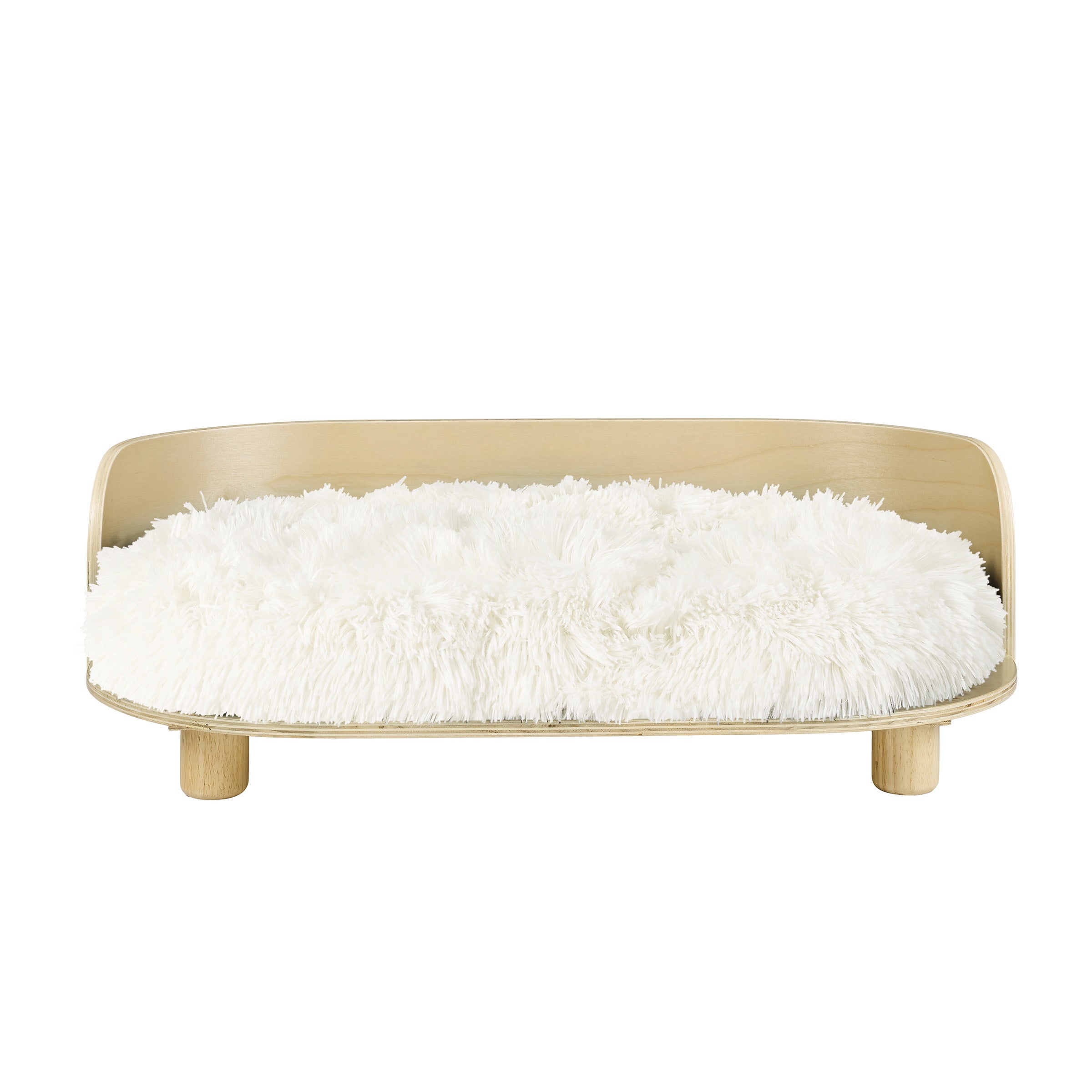 Kuai Cat Bed Bent Wood Medium Light Brown