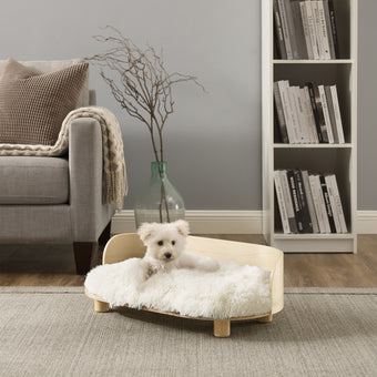 Kuai Dog Bed Bent Wood Medium Light Brown