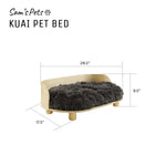 Kuai Cat Bed Bent Wood Medium Light Brown